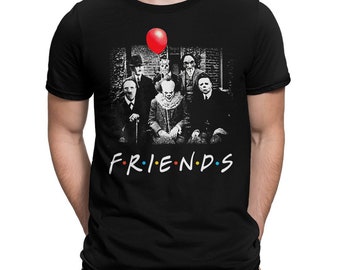 Horror Friends T-Shirt, Hannibal Lecter Shirt, Men's and Women's Sizes (bf-180)