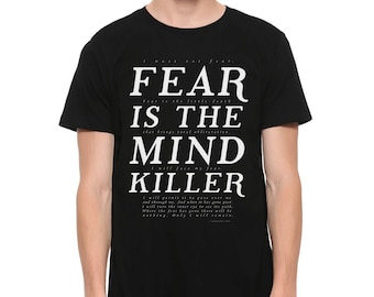 Dune Fear Is The Mind-Killer T-Shirt, Men's and Women's Sizes (bf-182)