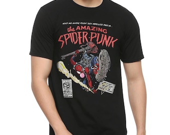 Spider-punk-T-shirt, Spider-Man-shirt (SPI-79510)
