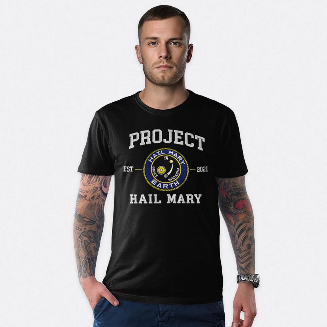 プロジェクト・ヘイルメアリーTシャツ、メンズ＆レディースサイズ（PRH