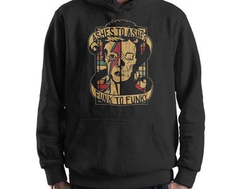 David Bowie Ashes to Ashes Hoodie and Sweatshirt, Unisex Sizes (bf-195)