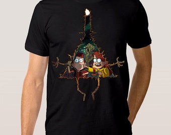 怪奇ゾーン グラビティフォールズ ディッパーとメイベル Tシャツ メンズ・レディースサイズ (bf-156)