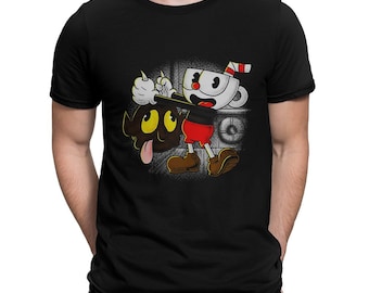 Cuphead vs The Devil T-Shirt, Men's and Women's Sizes (bf-267)