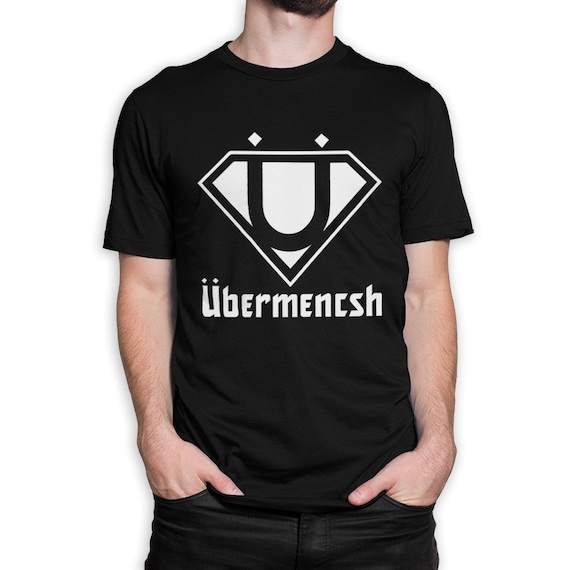 Friedrich Nietzsche Ubermensch T-shirt, Men's and Women's