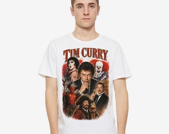Tim Curry Characters Collage T-Shirt, Men's and Women's Sizes (TMR-711200)