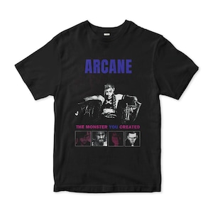Camiseta Arcane "El Monstruo que Creaste", tallas para hombre y mujer (ARC-131058)