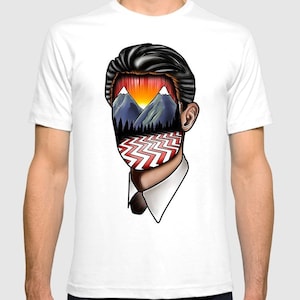 Twin Peaks Dale Cooper Art T-Shirt, Men&#39;s and Women&#39;s Sizes (bf-134)