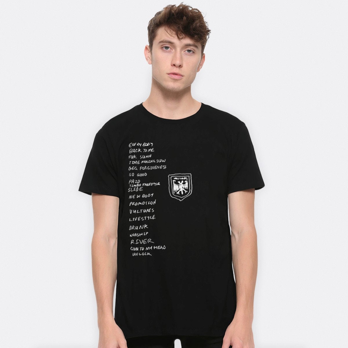 Kanye West Vultures T-shirt, Men's Women's Sizes (KNW-852347