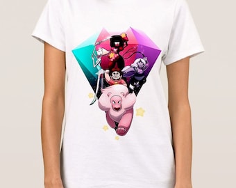 Steven Universe Crystal Gems T-Shirt, Men's and Women's Sizes (bf-161)