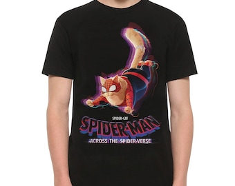 Spider-Cat T-Shirt, Spider-Man Shirt, Men's and Women's Sizes (SPI-99510)