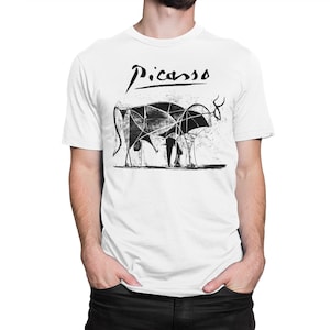 Pablo Picasso The Bull T-Shirt, Men&#39;s and Women&#39;s Sizes (bf-112)