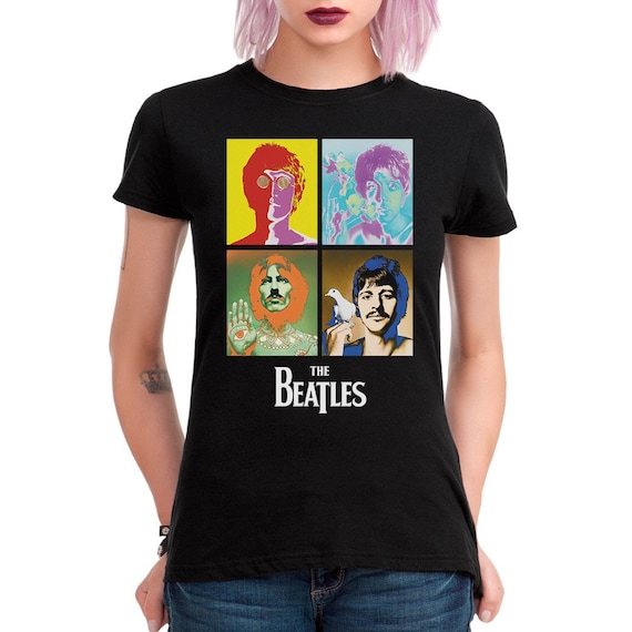 トップス the beatles The Beatles Pop Art T-shirt, Men's and Women's Sizes (bf-215