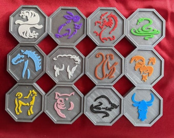 Jackie Chan Adventure talismans set of 12 magnetic