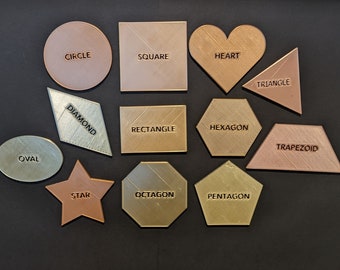 Shape magnets (Custom colours)