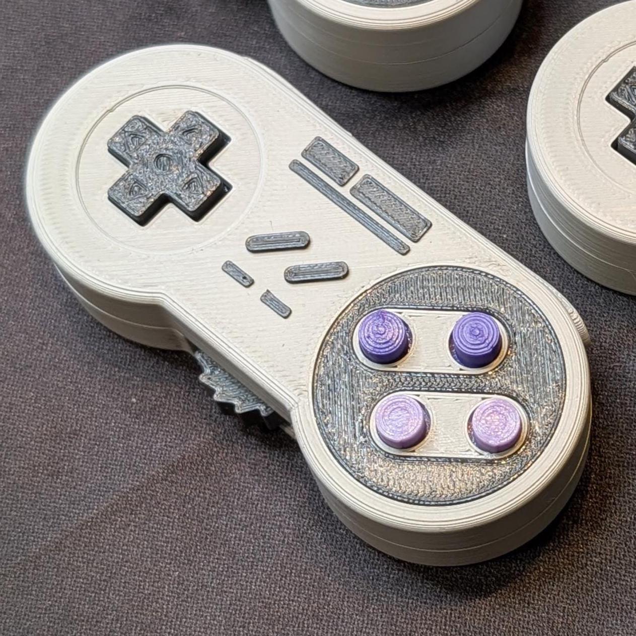 Game Controller Fidget Toy: 3D Printed Spring D-pad and Bumpers, 4 ...