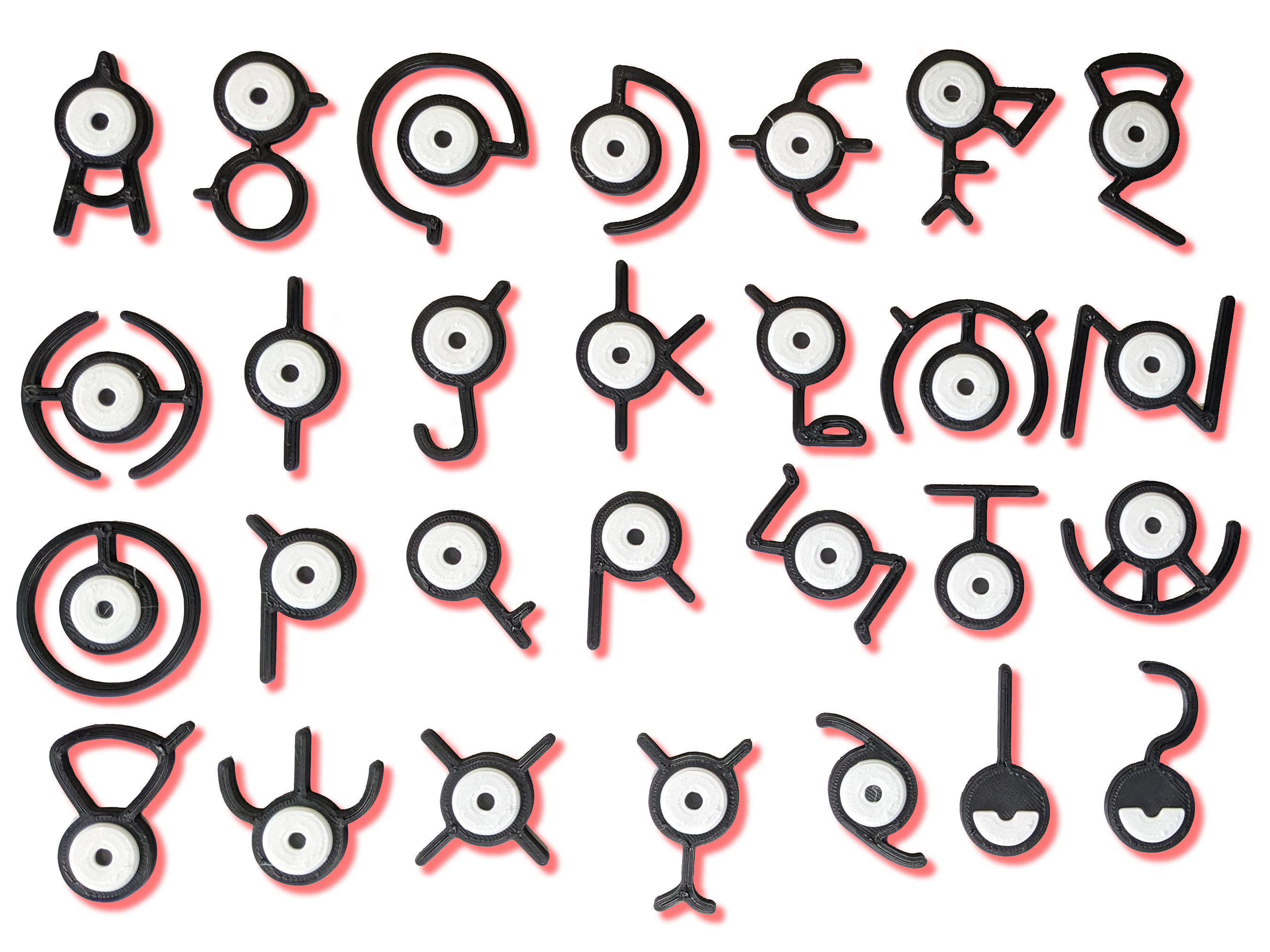 Unown Alphabet Photographic Print for Sale by Biochao