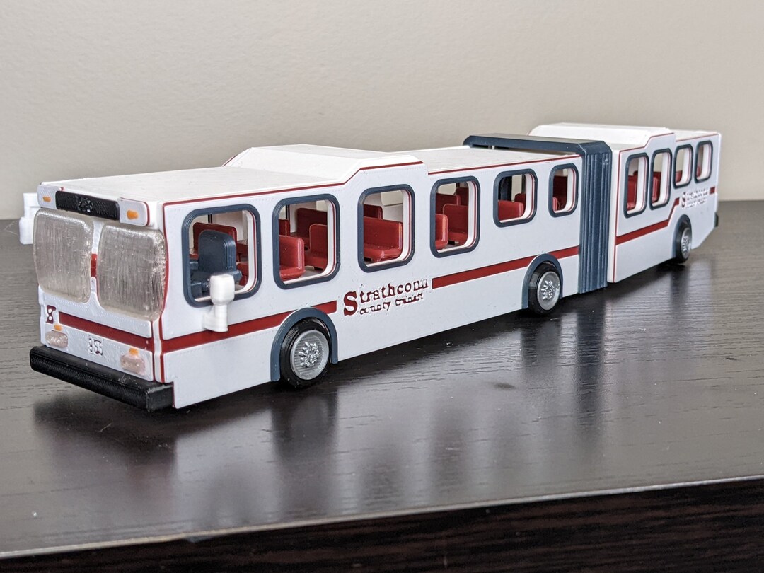 STL Articulating Model Bus Etsy
