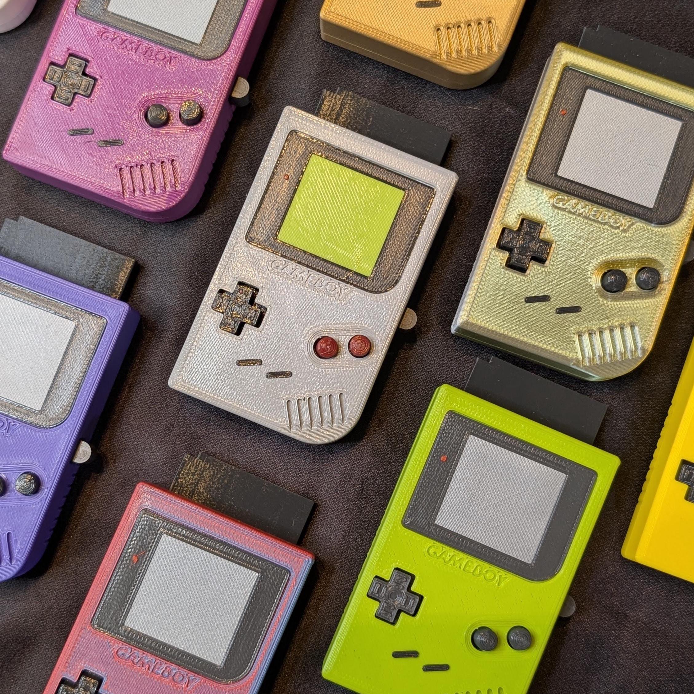 Gameboy Fidget Toy - 3 Functions - 2 Buttons, 3D Printed Spring D-pad ...
