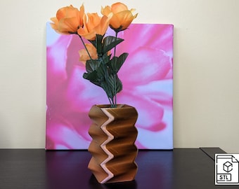 STL - Twisted Geometry Vase