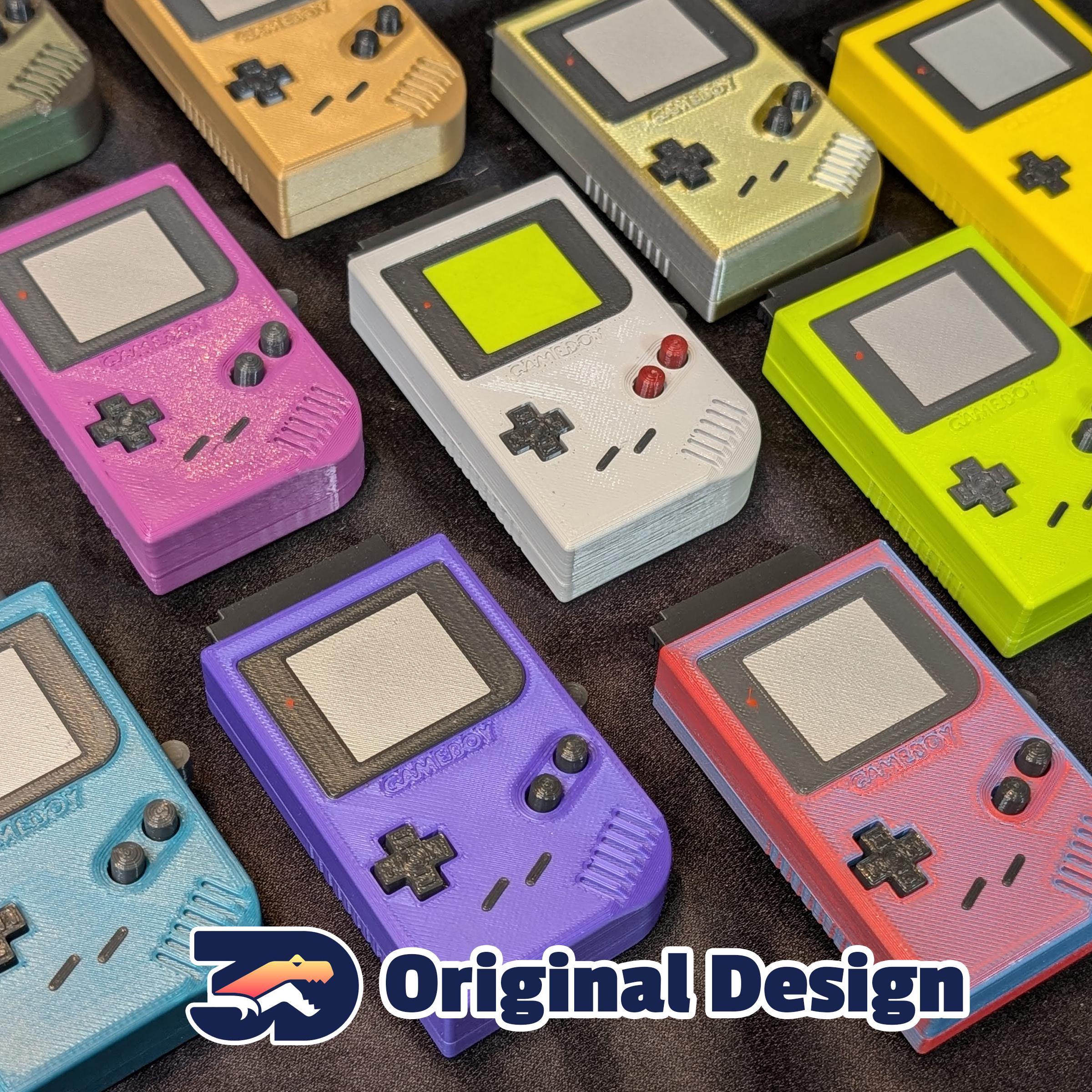 Gameboy Fidget Toy - 3 Functions - 2 Buttons, 3D Printed Spring D-pad ...