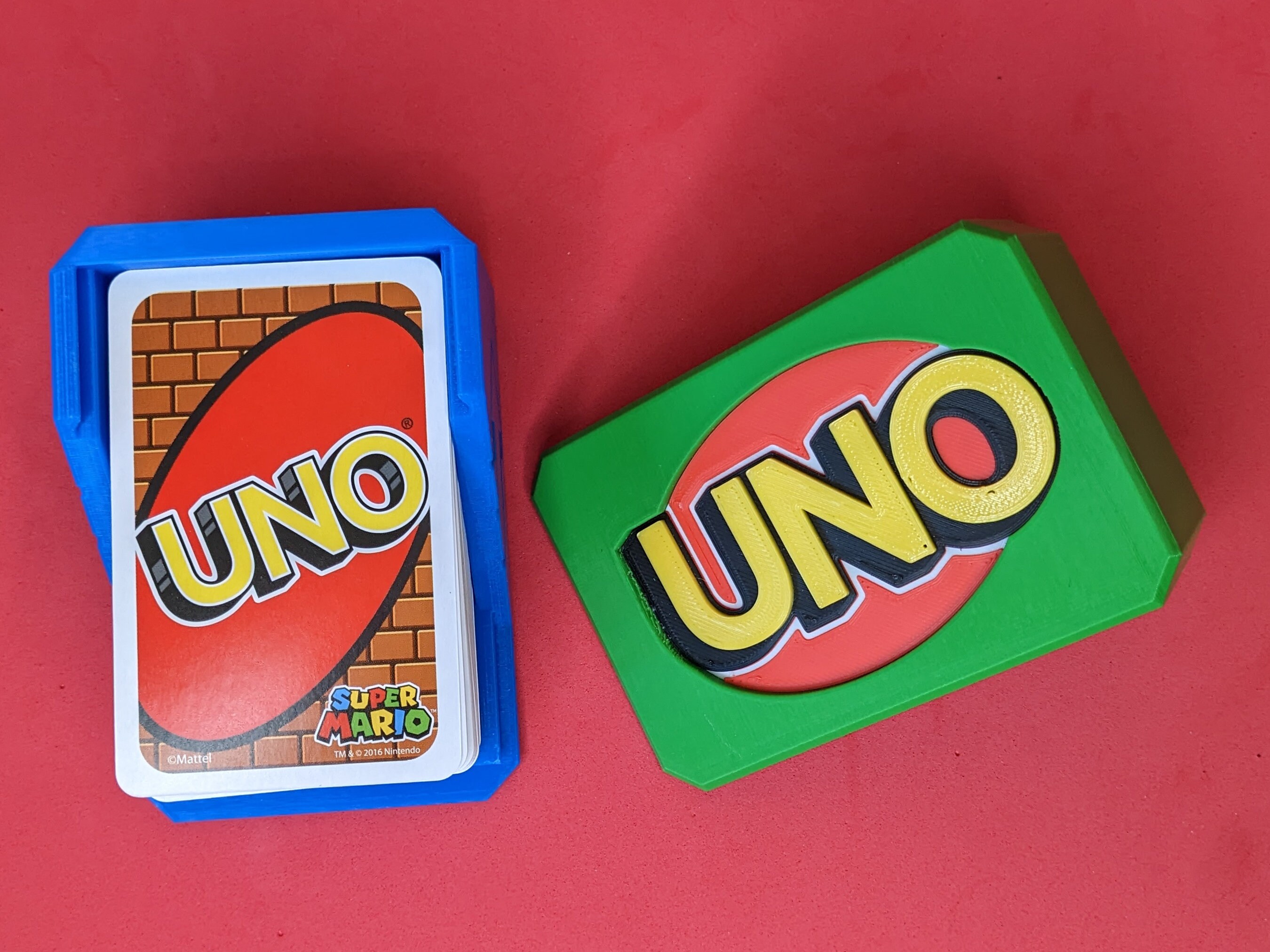 Double UNO Cards Box/Case - Store Two Decks