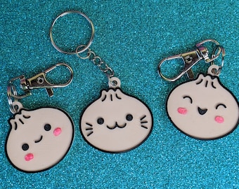 Custom chibi dumpling keychain & magnet