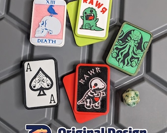 Silent Fidget Card Slider (Customizable)
