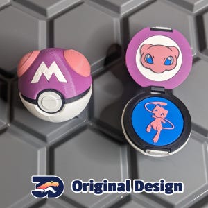 Masterball fidget toy - 3 Functions - click buttons, keycap button & bearing spinner