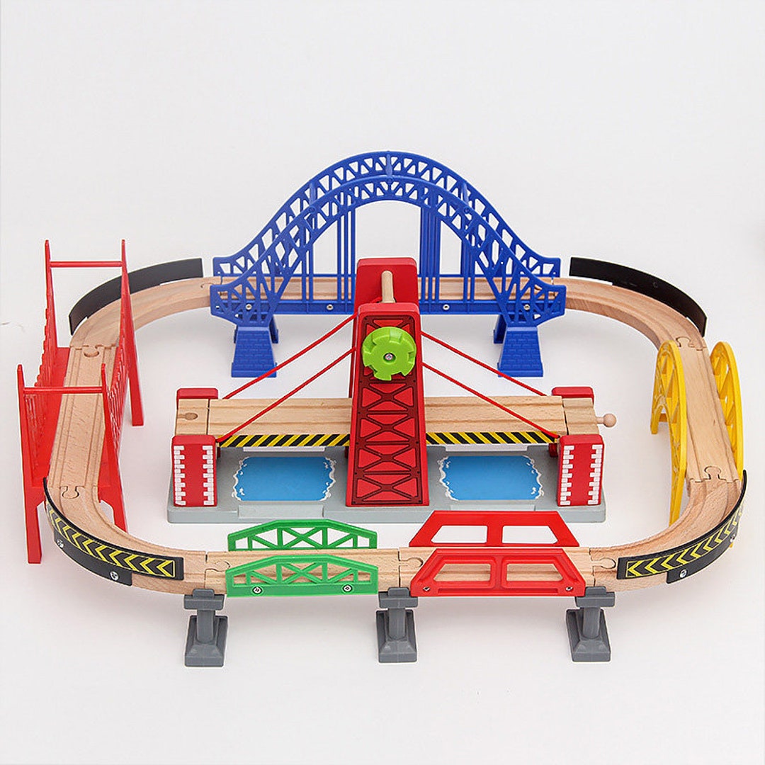 Wooden Toy Bridge Track Children's Toy Track Etsy