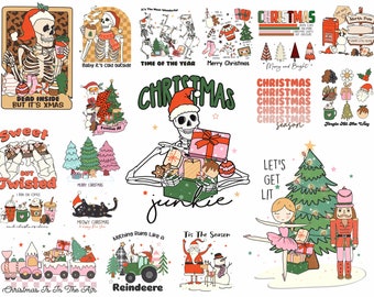 Retro Christmas png Bundle, pink Christmas png, pink christmas png bundle, christmas shirt design, christmas bundle ,pink santa png
