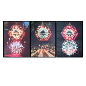 Boards of Canada Inferno Posters, Complete Set of 3, A2 Paper Prints