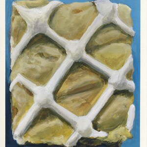 Piece of Cake, peinture originale sur carton, 17 x 20 cm, 021-2018