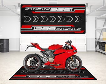 Ducati 1299 Panigale Personalized Rug Motorcycle Floor Bottom Pit Mat, MotorBike  Rider, Lover & Fanatic And For Man Woman Gift