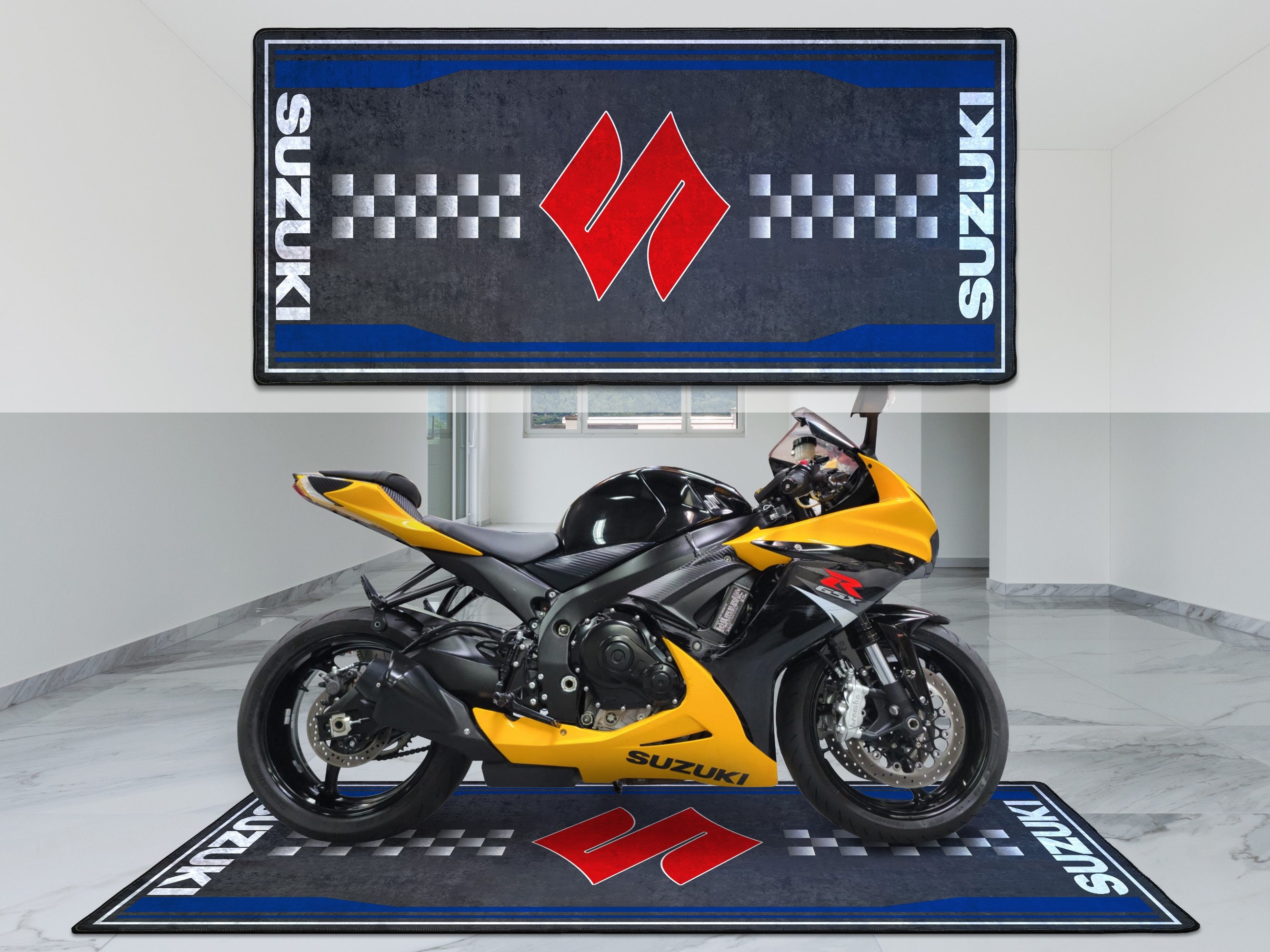 スズキモータースポーツパーソナライズラグバイクフロアボトムピット