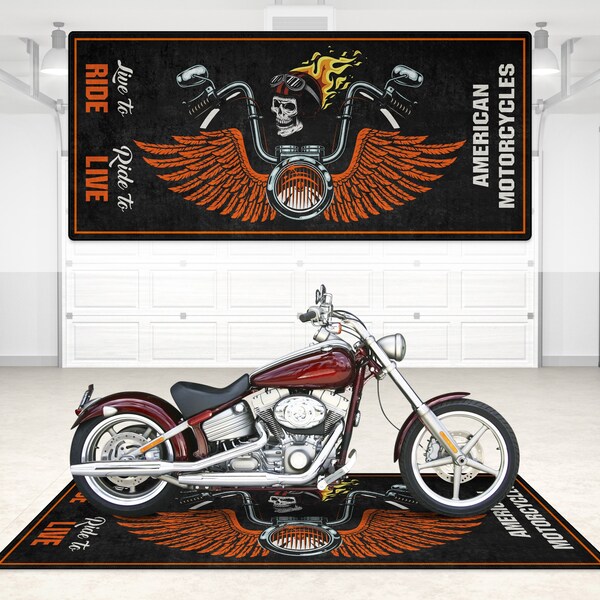 Harley Chopper Mat - Etsy