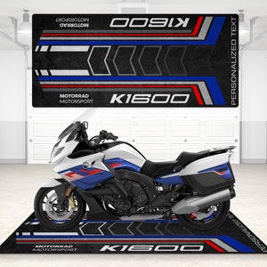 Design For K1600 Adventure Pitmat Motorcycle Personalized Floor Bottom Mat, K 1600 MotorBike The Road King Rider And For Man Woman Gift image 6