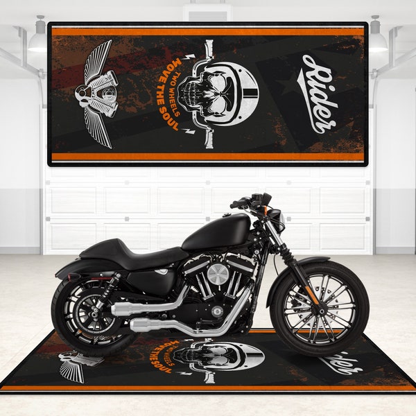 Harley Garage Floor Mat - Etsy