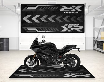 Design For S1000 XR Pitmat Special Motorcycle Personalized Floor Bottom Mat, Bmw S1000XR MotorBike The Road King Rider For Man Woman Gift