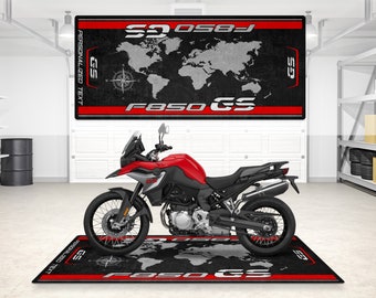 BMW F850 GS Pitmat Special Motorcycle Personalized Floor Bottom Mat, F850GS MotorBike The Road King Rider And For Man Woman Gift