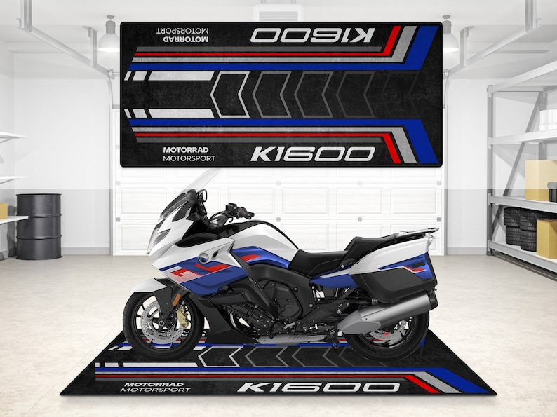 Design For K1600 Adventure Pitmat Motorcycle Personalized Floor Bottom Mat, K 1600 MotorBike The Road King Rider And For Man Woman Gift Sport