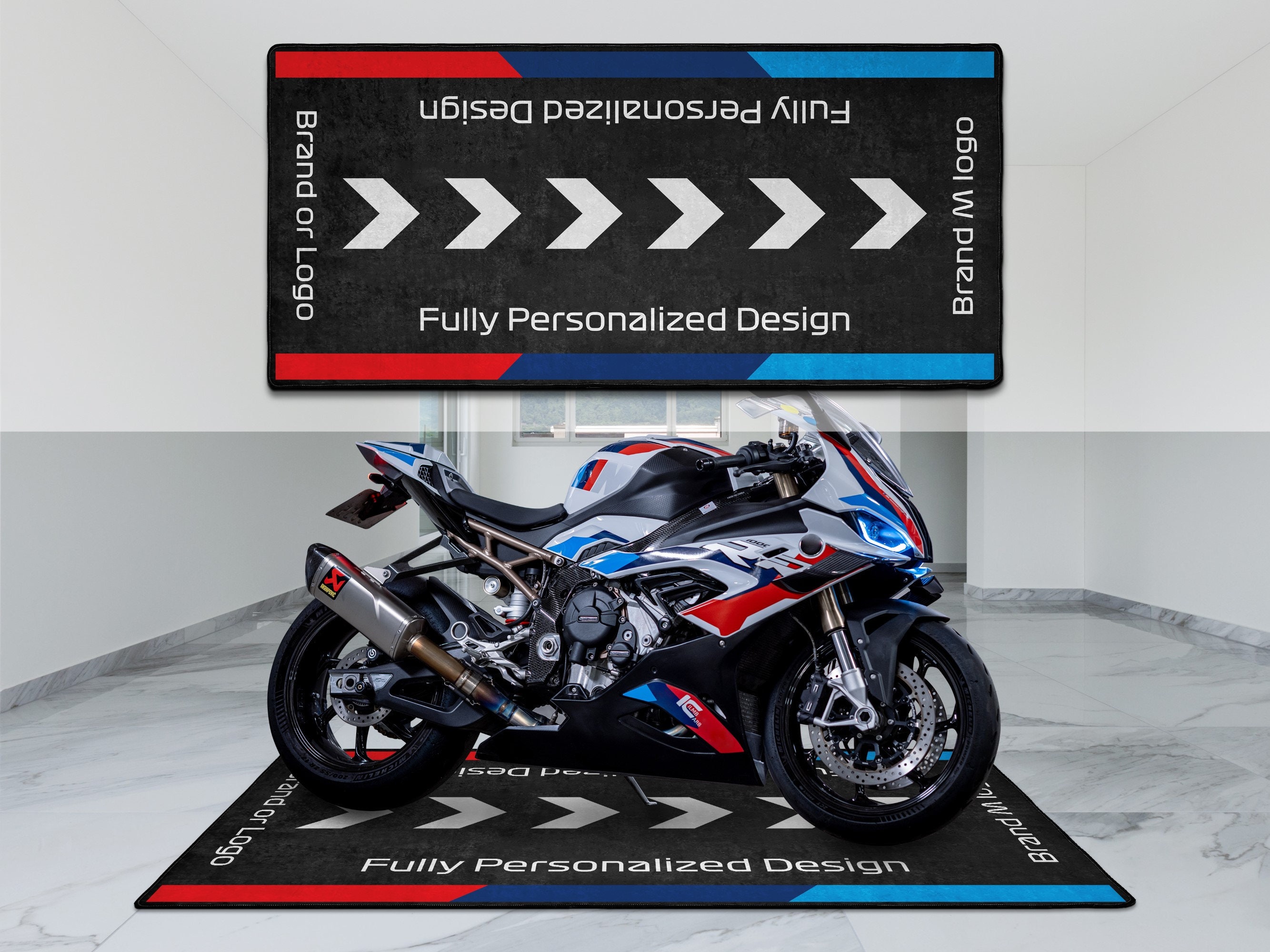 Benutzerdefiniertes blau-rotes Aufkleber-Kit für Bmw S1000R