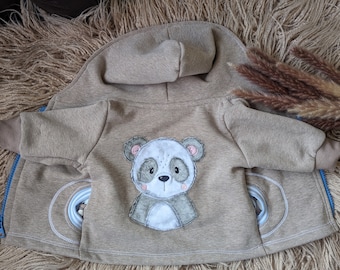 Sweatjacke/ Frühlingsjacke/gefütterte Babyjacke