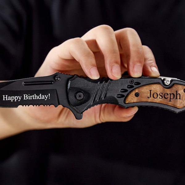 Custom Pocket Knife,Folding Knife,Personalized Pocket Knife For Groomsman,Engraved Pocket Knife,Assist Pocket Knife,Christmas Gift for Him