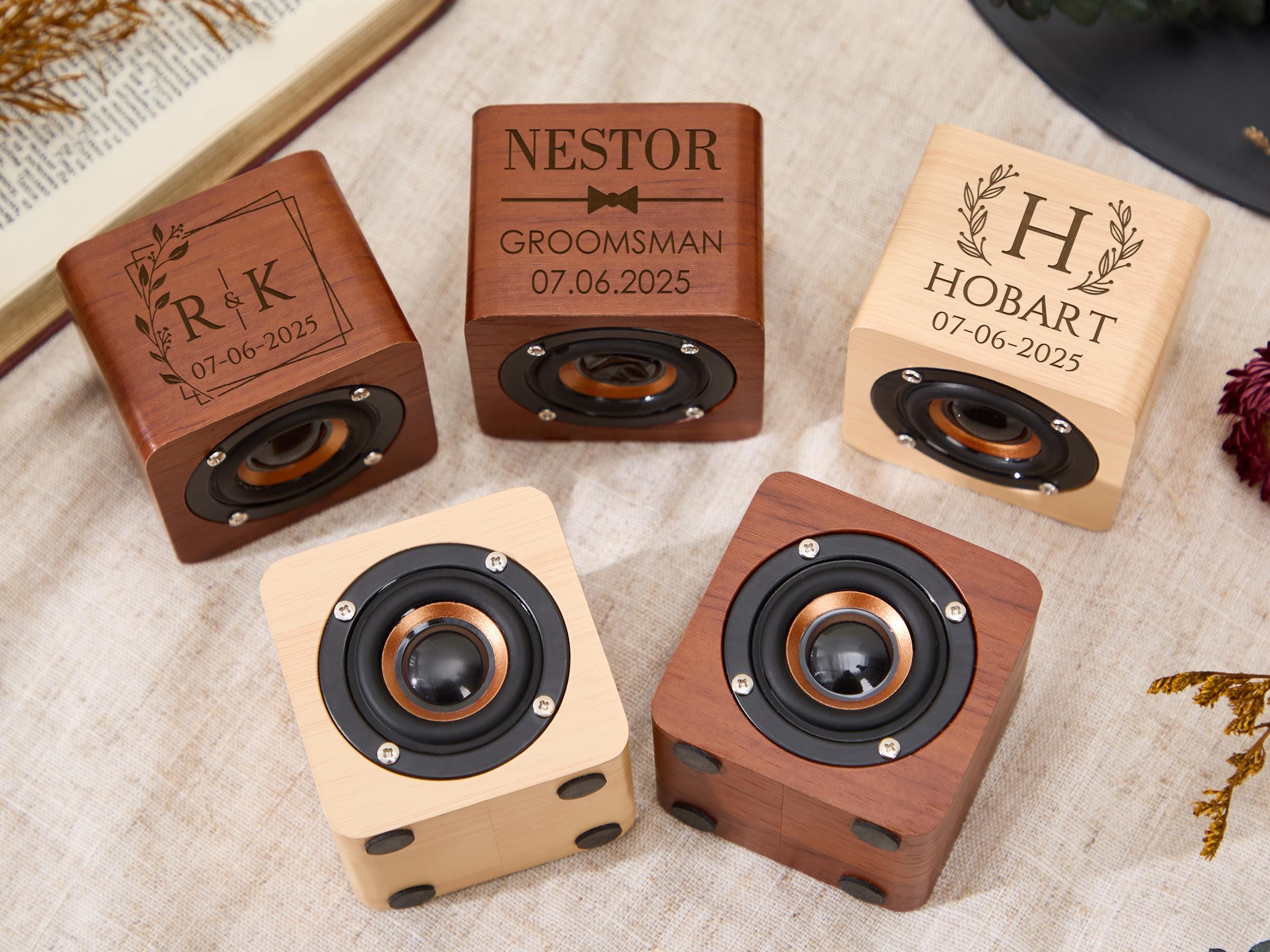 Altoparlante personalizzato per testimoni dello sposo - Main Image