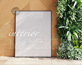 11x14 Interior Frame Mockup, Home Decor Print Mockup, Poster Mockup, Digital Print Frame, Modern Wall Art Mockup, Stylish Interior Mockup