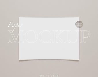 Minimalistisches Poster Mockup Display, A4 Poster Mockup, Modernes Poster, Einfaches Kalender Mockup, Papierkarten Mockup, Zartes Prints Mockup