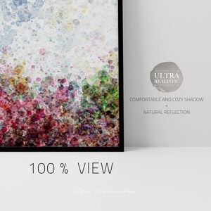 Minimalist Frame Mockup, Vertical Black Frame Mockup A4, Vertical Frame Mockup, Poster Mockup, Frame Mockup for Print, Frame Mockup for Art image 3