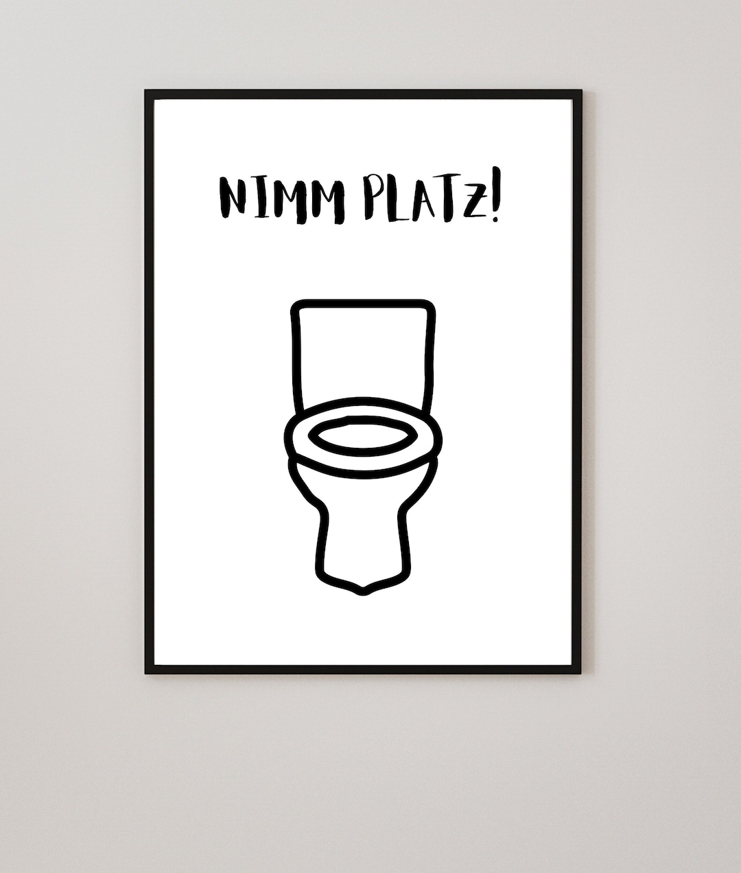 WC Bilder Klo Bilder Klopapier Bild Gäste WC Poster Badezimmer Deko