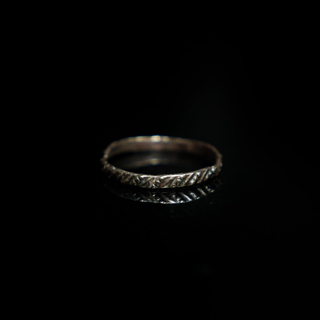 Authentic Medieval Bronze Ring With Braided Design 'corda' Unique ...