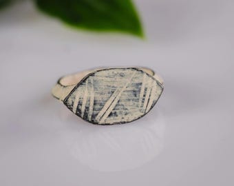 Roman Bronze Ring 'Viator' (2nd-7th CE) EU 47/US 4